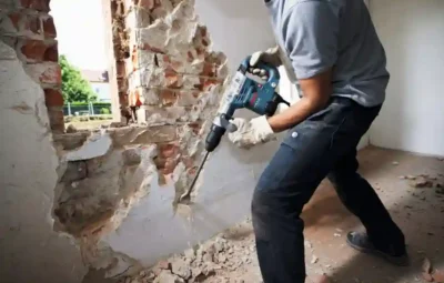 къртене на тухлени стени